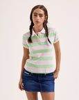 Crest Polo Top