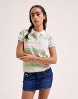 Crest Polo Top