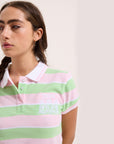 Crest Polo Top