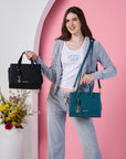 Accordion Shell Satchel
