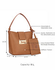 L'Aura Trove Bucket Tote