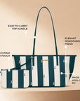 Vertical Verse Small Tote