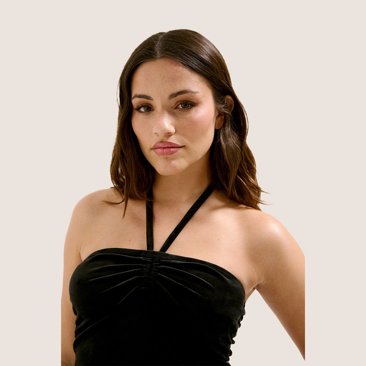 Haulter Ruched Top