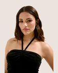 Haulter Ruched Top
