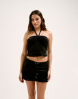 Haulter Ruched Top