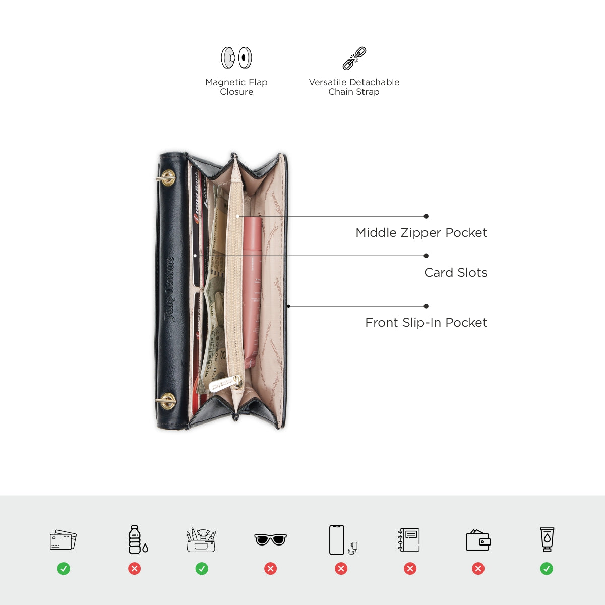 Lilla Flap Wallet