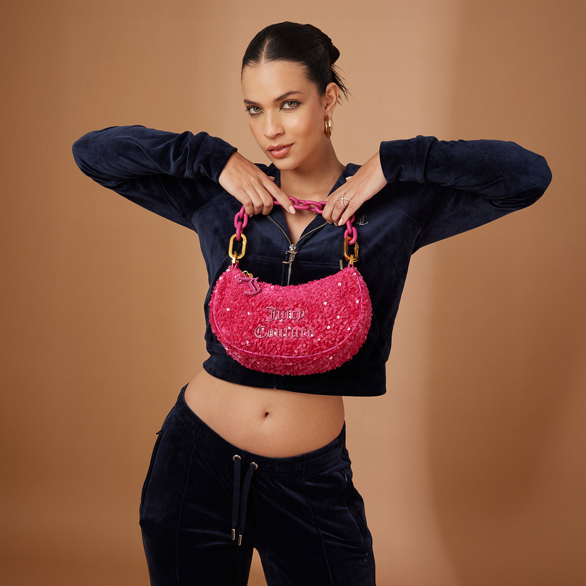 Blossom Paillettes Small Hobo