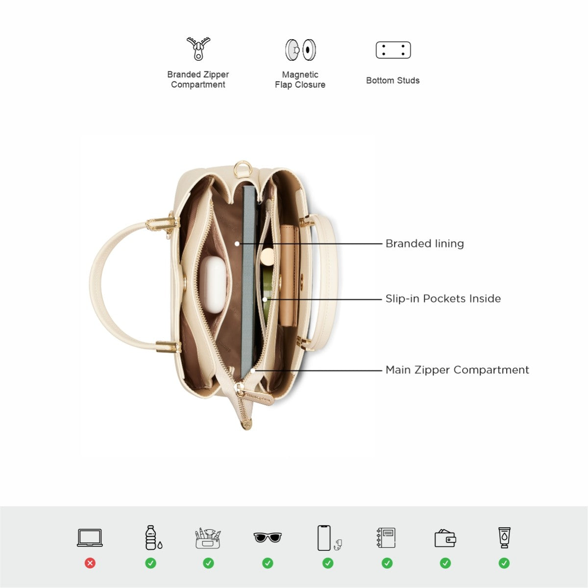 Lock &amp; Key Satchel