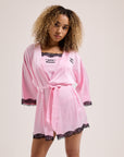 Satin Heart Robe
