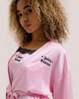Satin Heart Robe