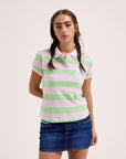 Crest Polo Top