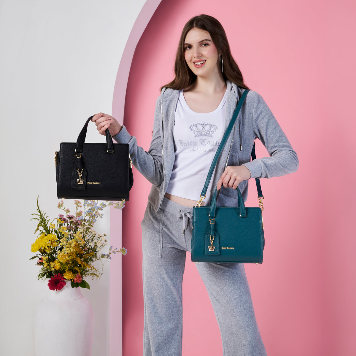 Accordion Shell Satchel