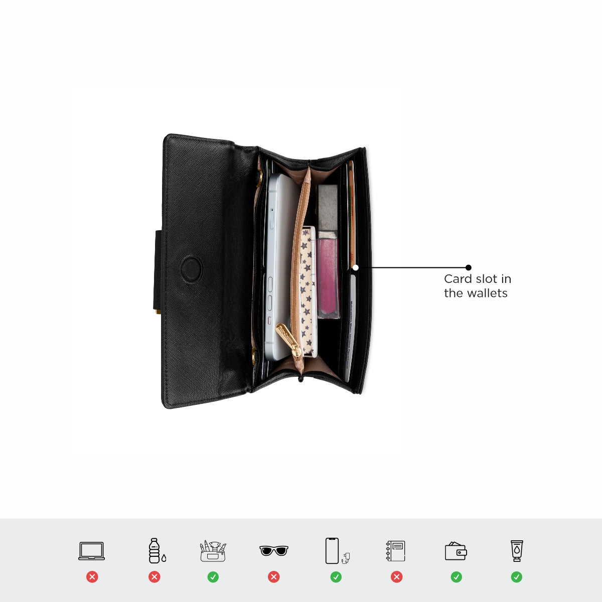 L'Aura Trove Flap Wallet