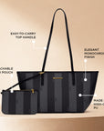 Vertical Verse Small Tote