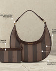 Vertical Verse Shoulder Bag