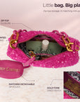 Blossom Paillettes Shoulder Bag