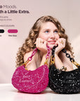 Blossom Paillettes Shoulder Bag
