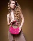 Blossom Paillettes Shoulder Bag