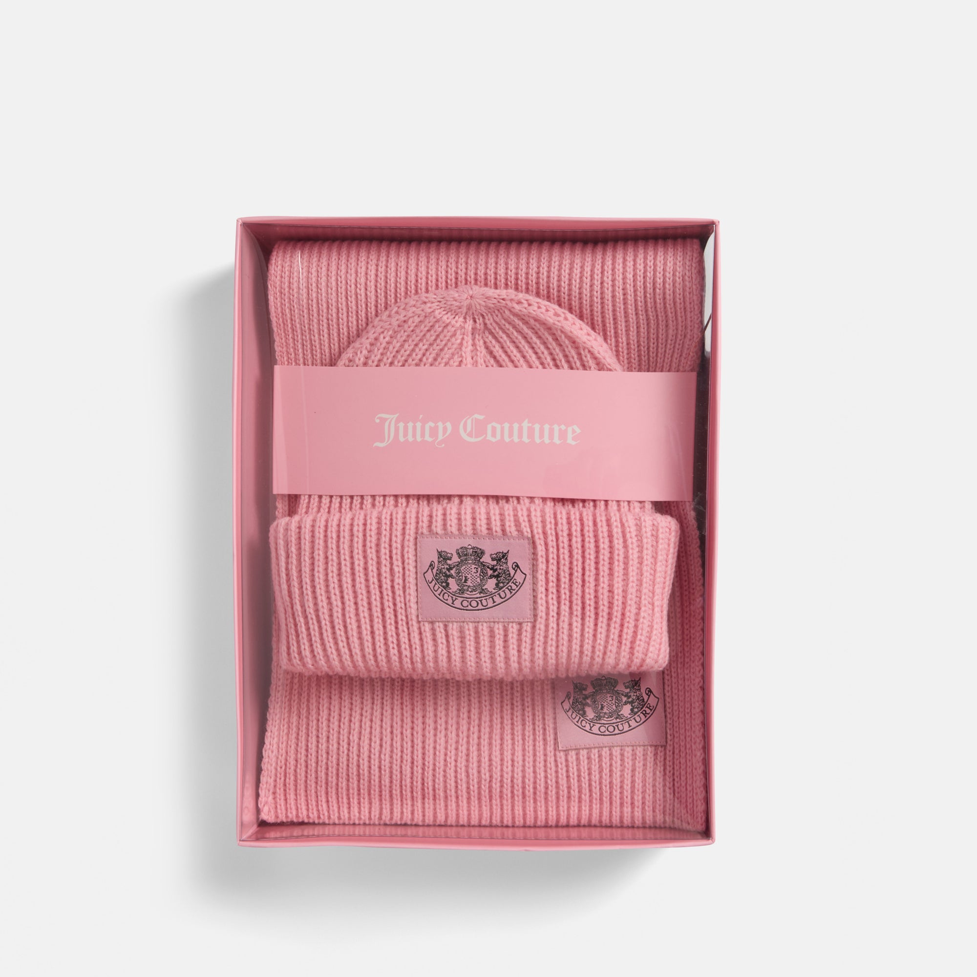 Crest Scarf &amp; Beanie Set